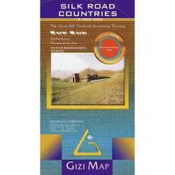 Silk Road Countries Map Gizi 9789632041384