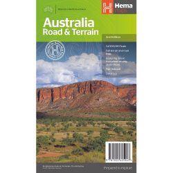 Australia Road & Terrain Map Cover 9781925625943