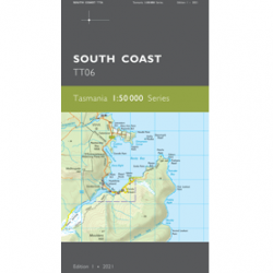 South Coast 50k Topo Map TT06