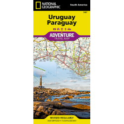 Uruguay Paraguay Adventure Map
