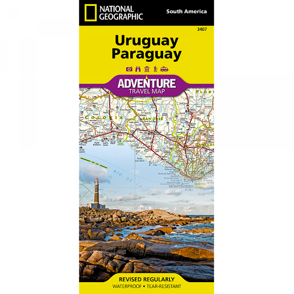 Uruguay Paraguay Adventure Map