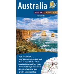 Australia Road Map Meridian