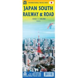 Japan South Railway & Road Map 9781771293952