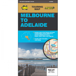 Melbourne to Adelaide Road Map 345