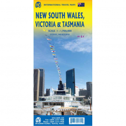 New South Wales Victoria Tasmania Road Map
