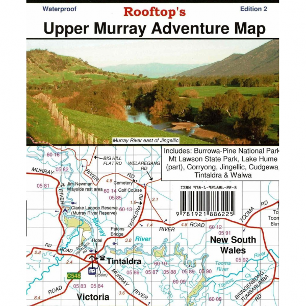 Upper Murray Adventure Map 2nd Ed