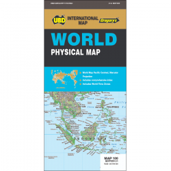 World Physical Map 100 9780731930883