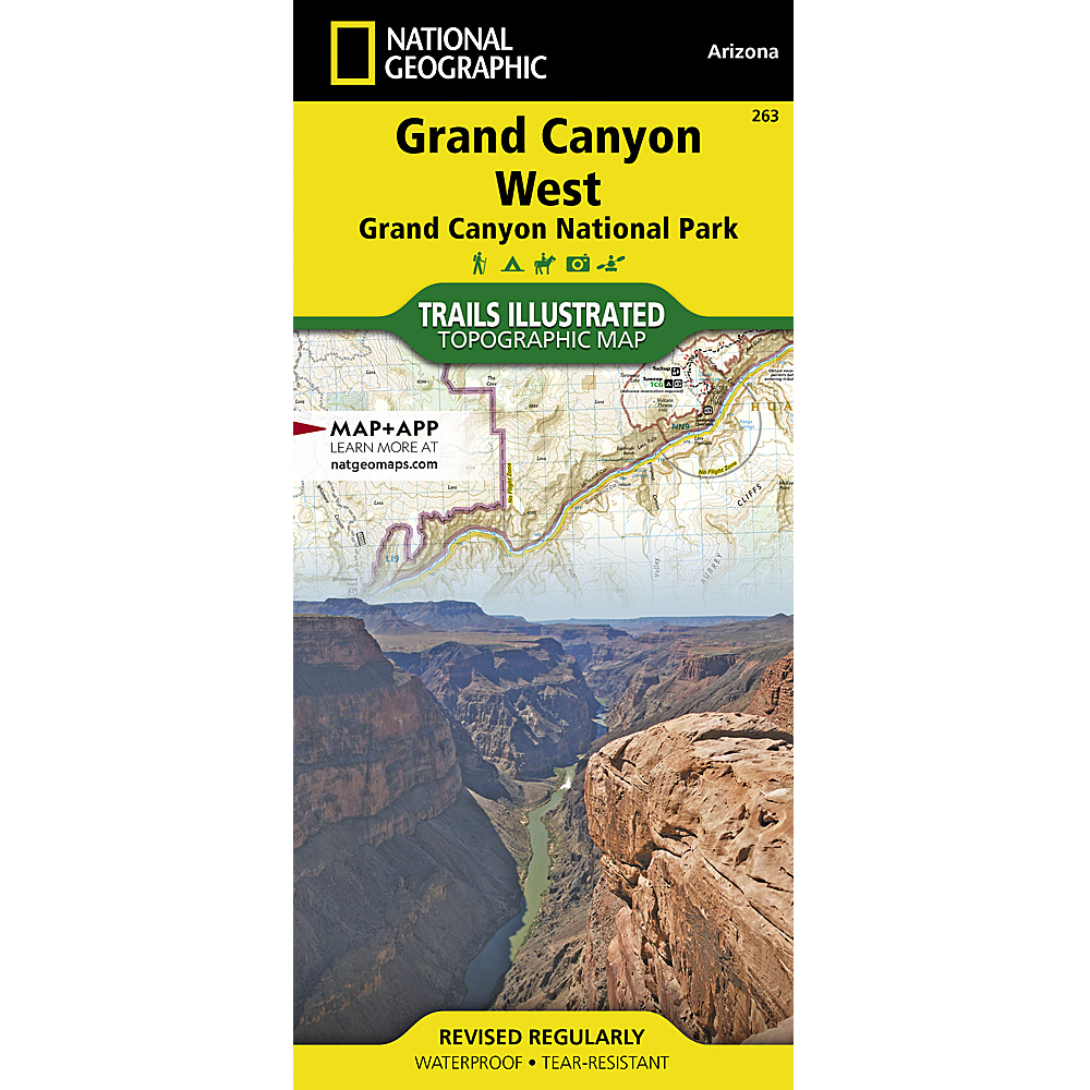 Grand Canyon West Trails Map - Grand Canyon West Trails Illustrated Map 