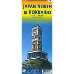 Japan North & Hokkaido Map