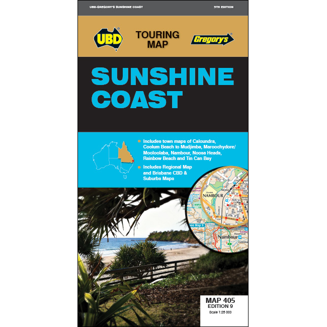 Sunshine Coast Map 405 - Geographica