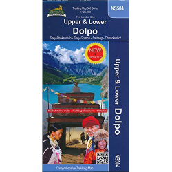 NS504 Upper Lower Dolpo Map 9789937649308