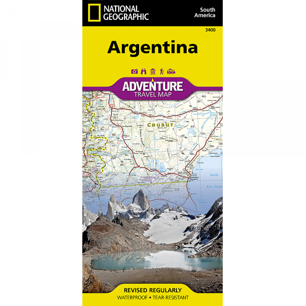 Argentina Adventure Travel Map 3400