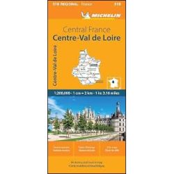 Central France Regional Road Map 518 9782067258716