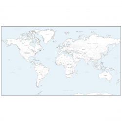 World Colouring In Map