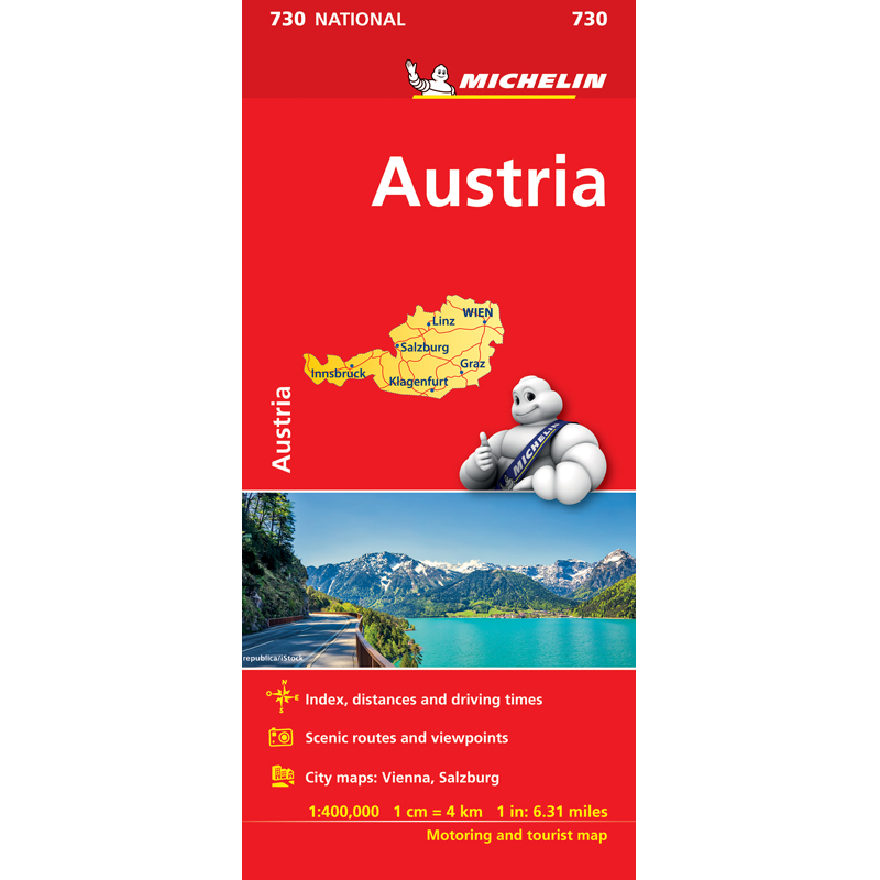 Austria Road Map 730 - Geographica