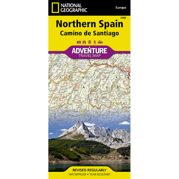 Northern Spain - Camino de Santiago Adventure Map 3306 9781566955386