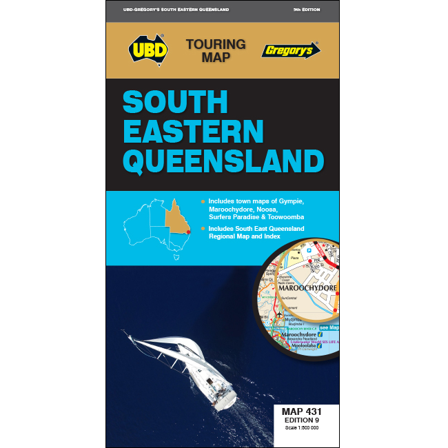 South Eastern Queensland Map 431 9th Ed - Geographica