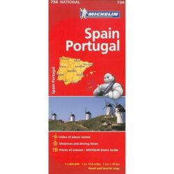 Spain & Portugal Map 734 9782067171374