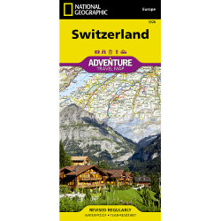 Switzerland Adventure Travel Map 3320