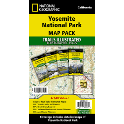 Yosemite National Parks Map Pack - 9781597754064