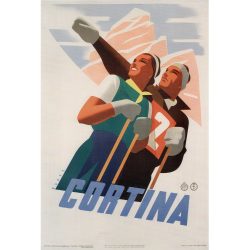 Cortina-Italian-Skiing-Vintage-Poster-1938