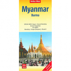 Myanmar Burma Nelles Reference Map - 9783865745033