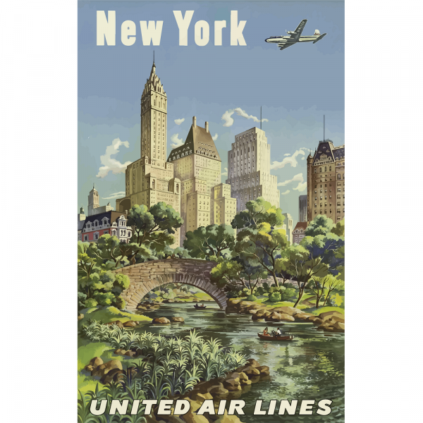 New-York-Vintage-Travel-Poster