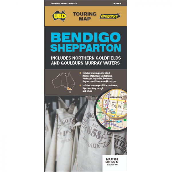 Bendigo Shepparton Road Map - 9780731932474