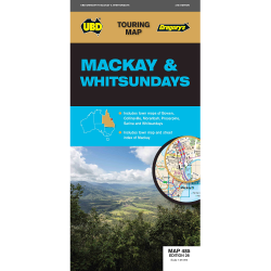 Mackay & Whitsundays Street Touring Map 485 - 9780731931255