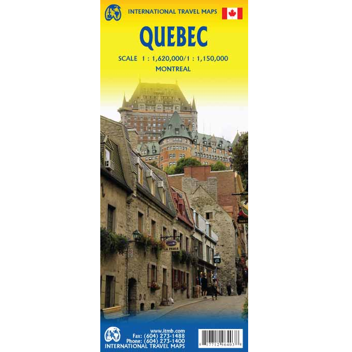 Quebec Travel Map Geographica   Quebec Travel Map 9781771296403 