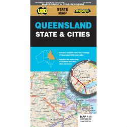 Queensland State Cities Map 419