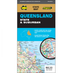 Queensland State & Suburban Map 470 - 9780731932801