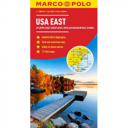 USA East Road Map - 9783829767378