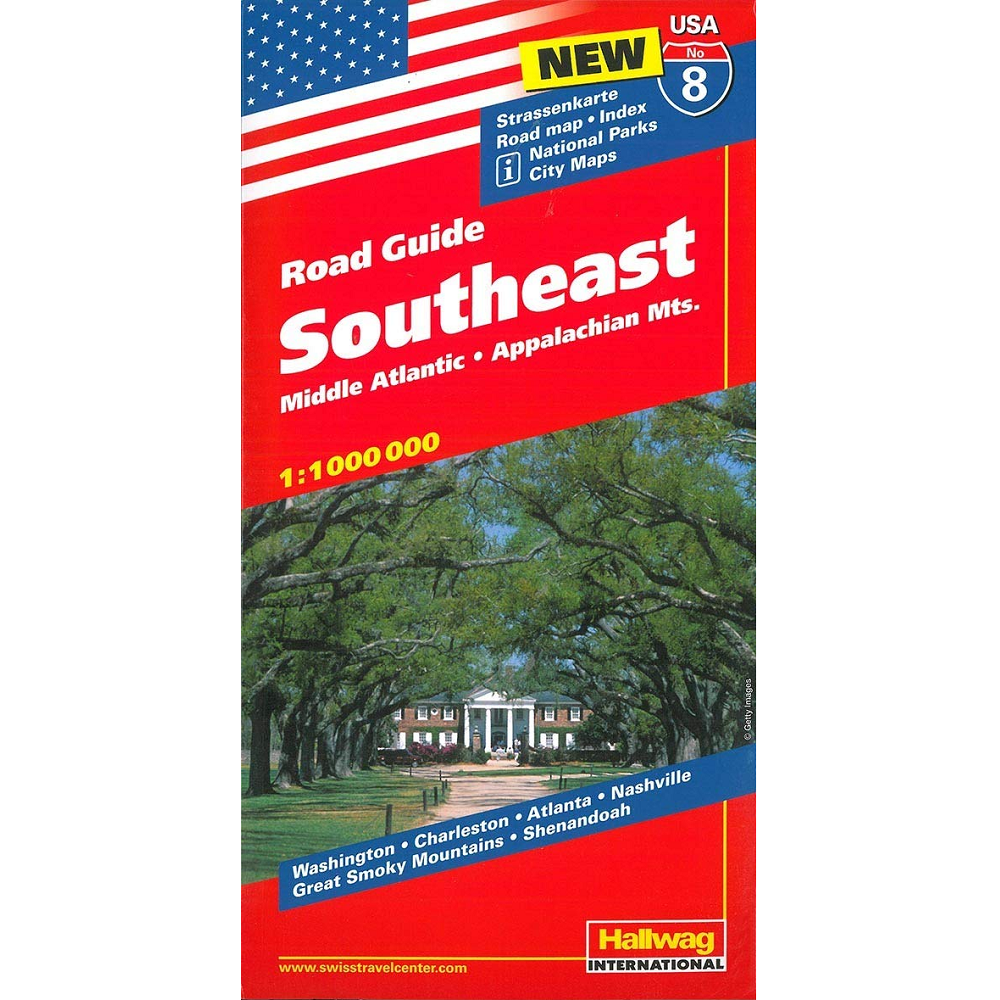 USA Southeast Road Map - On Sale - Geographica