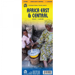 Africa East & Central Travel Reference Map ITMB 9781553412403