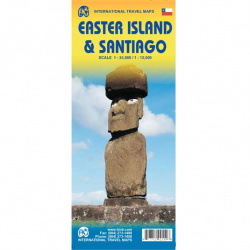 Easter Island Santiago Map - 9781771292559