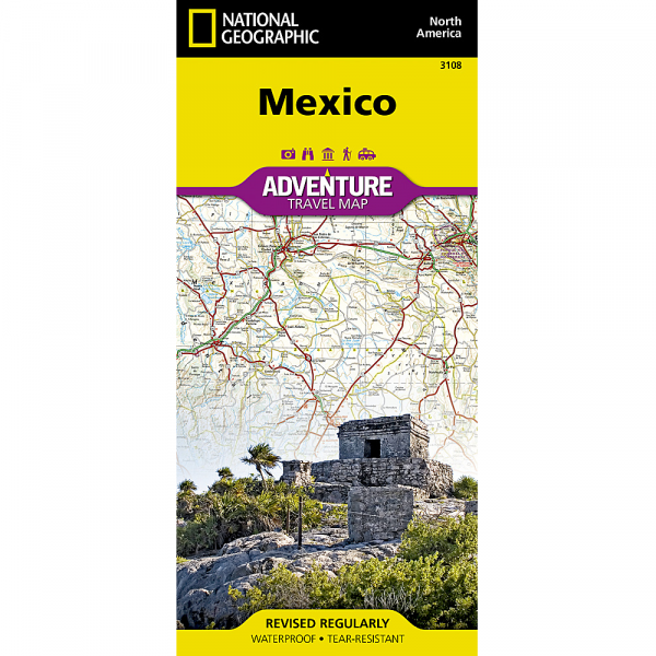 Mexico Adventure Travel Map 3108