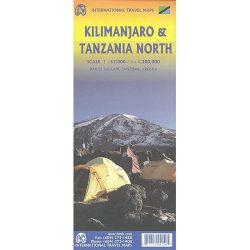 Kilimanjaro & Tanzania North Map 9781771294140
