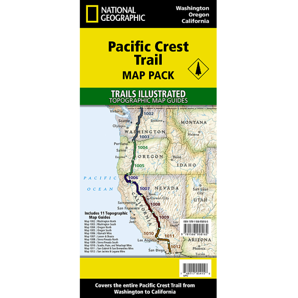 Pacific Crest Trail Map Pack - Geographica