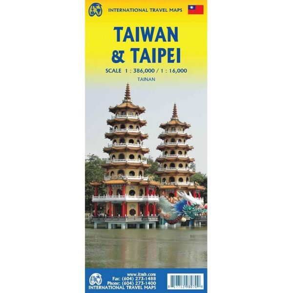 Taiwan & Taipei Travel Reference Map 9781771298070