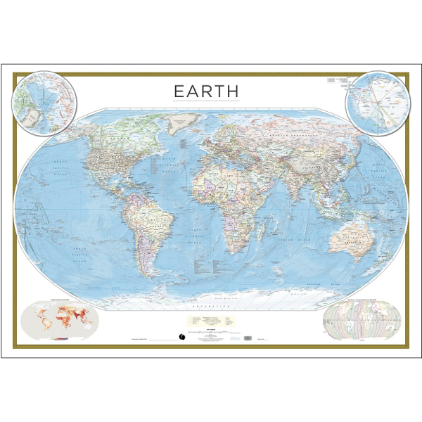 Earth-Wall-Map