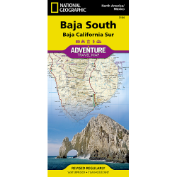 Baja South Adventure Travel Map