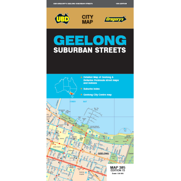 Geelong Suburban Streets Map 385