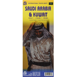 Saudi Arabia & Kuwait Map