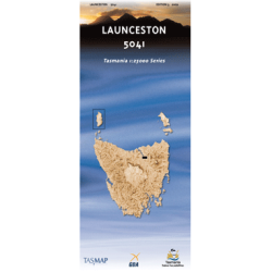 Launceston 1:25,000 Topographic Map