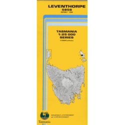 Leventhorpe 1:25k Topo Map