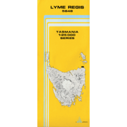 Lyme Regis 1:25k Topo Map