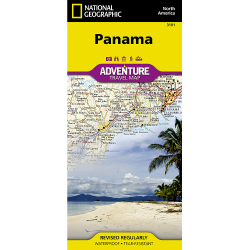 Panama Adventure Travel Map 3101