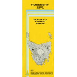 Rosebery 1:25k Topo Map