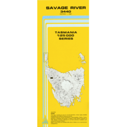 Savage River 1:25k Topo Map